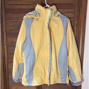 Old Navy Yellow Alpine Women’s jacket size Large with hood